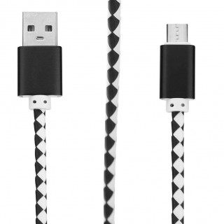 Universal Leather Braided USB Data Sync Fast Charging Cable for Android (1)