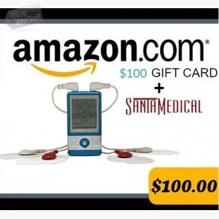 We are giving away a $100 Amazon gift card and SantaMedical PM-470 Tens Unit