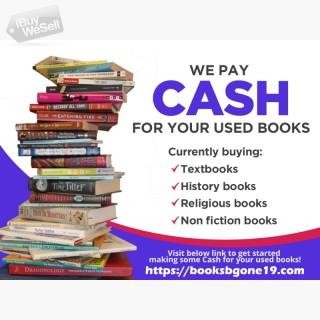 We pay cash for your Used Books