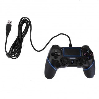 Wired USB Gamepad Joystick Joypad Game Controller Dual Vibration for PlayStation 4 Console for PC