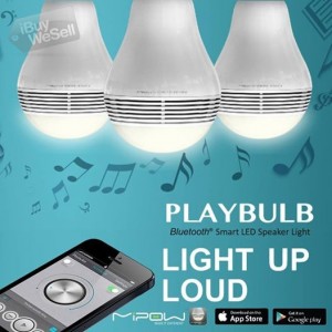Wireless Bluetooth 4.0 Smart LED Light Bulb Speaker for Apple iPhone iPad Android‏