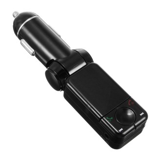 Wireless Bluetooth Fm MP3 TF USB Hands Free Call Car Charger for Android IPAD