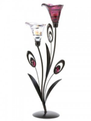 dewdrop lily tealight holder