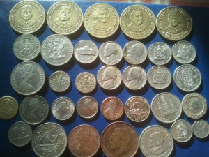 lot of old coins