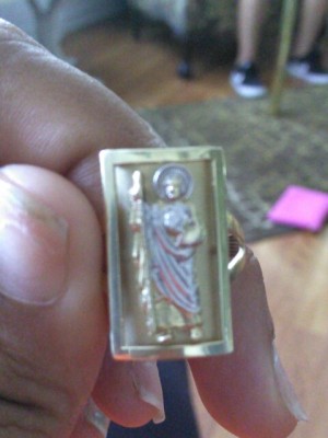st.Jude 10k Gold ring