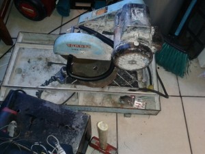 target wet tile saw im asking 350 but could neg. if intrested call cassie 909 252-9425