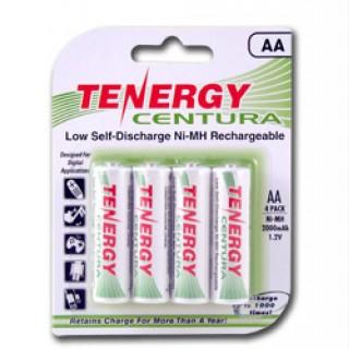 1 Card: Tenergy Centura NiMH AA 2000mAh Low Self Discharge Rechargeable Batteries