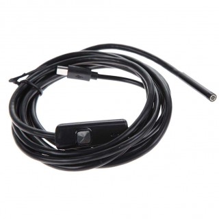 1.5M 5.5mm Android Endoscope Waterproof Borescope Inspection Camera 6 LED