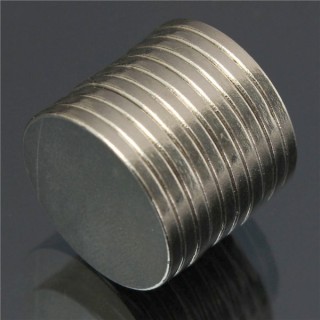 10Pcs  N30 20mm x 2mm Round Disc Rare Earth Neodymium Super Strong Fridge Magnets