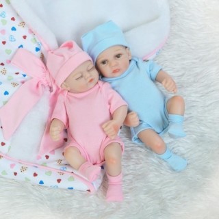 10in Reborn Baby Rebirth Doll Kids Gift All Silica Gel Twins