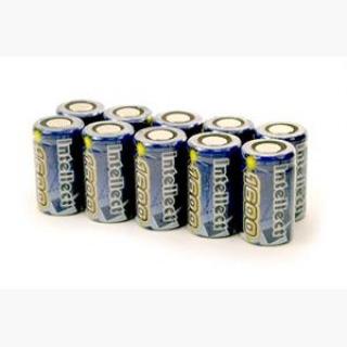 10pcs Intellect 2/3A 1600mAh NiMH Rechargeable Batteries