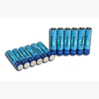 12 pcs Tenergy AAA 1000mAh NiMH Rechargeable Batteries + 3 AAA Size Holders