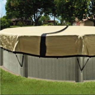 12-Year 12 ft.x18 ft. Oval Ultimate 3000 Above Ground Winter Pool Cover