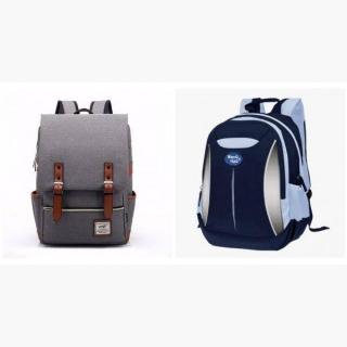 14inch Laptop Unisex Canvas Classic Laptop Backpacks School Backpack 