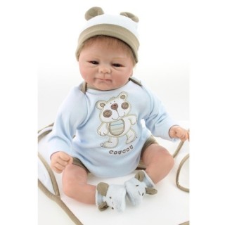 16in Reborn Baby Rebirth Doll Kids Gift Cloth Material Body