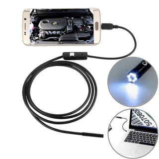 1M 6 LED 7mm Lens IP67 USB Endoscope f Android Smartphone and PC