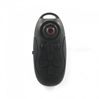 2-in-1 Bluetooth V3.0 Remote Shutter Release & Music Controller for Android / IOS Cellphone - Black