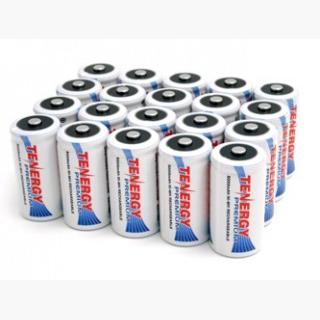 20pcs Tenergy Premium C 5000mAh NiMH Rechargeable Batteries