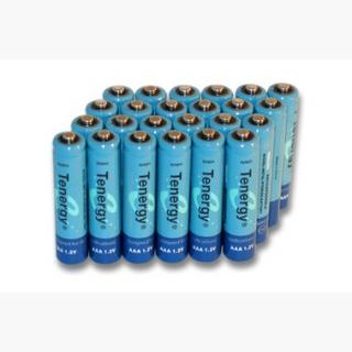 24pcs Tenergy AAA 1000mAh NiMH Rechargeable Batteries + 6 AAA Size Holders