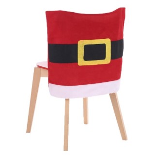 2pcs/set Christmas Chair Back Covers Christmas Dinner Slipcovers Set Decorations Ornaments--Reindeer