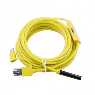 3 in 1 7mm USB Endoscope Waterproof Inspection Camera for Android Phone(5m)
