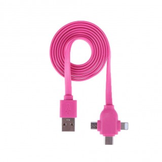 3 in 1 Type-c Charging Cable for Apple Android Adapter Charger Data Cable