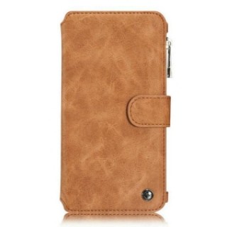 4.7" Vintage Leather Multifunctional Wallet Card Pocket Zipper Flip Case Cover for Apple iPhone 6 /