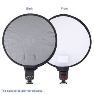 40cm / 16in Universal Portable Speedlite Flash Light Round Diffuser Softbox Photography Tent Macro &