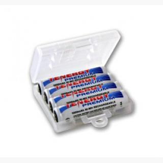 4pcs Tenergy Premium AAA 1000mAh NiMH Rechargeable Batteries + 1 AAA Size Holder
