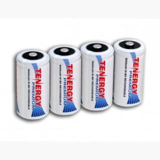 4pcs Tenergy Premium C 5000mAh NiMH Rechargeable Batteries