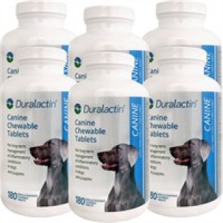 6-PACK Duralactin Canine 1000 mg (1080 tablets)