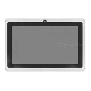 7" Wifi Ultra Slim Tablets Android 4.4 Quad Core 4GB Tablet Support TF Card White