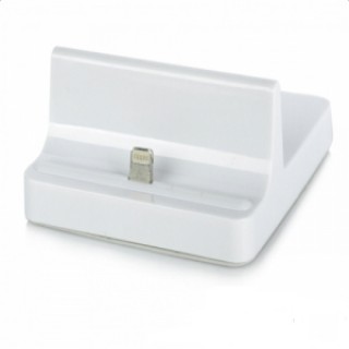 8 Pin Desktop Charging Dock Stand Station for iPad mini iPhone 5 / 6 6S /7  7 Plus White