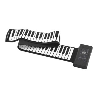 88 Keys Portable Roll Up Piano Electronic Keyboard Silicon Built-in Stereo Speaker 1000mA Li-ion Bat