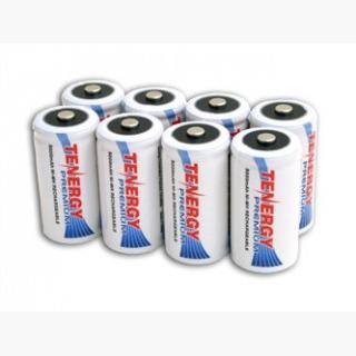 8pcs Tenergy Premium C 5000mAh NiMH Rechargeable Batteries