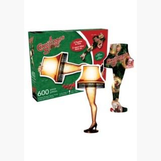 A Christmas Story- Leg Lamp and Collage 600 Piece Puzzle