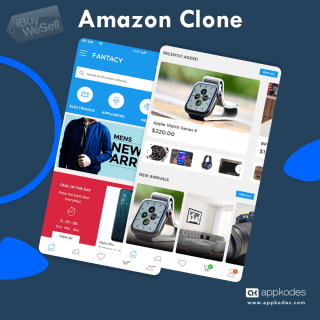 A ready-to-use Amazon clone that helps you in building an amazing multi-vendor ecommerce app.