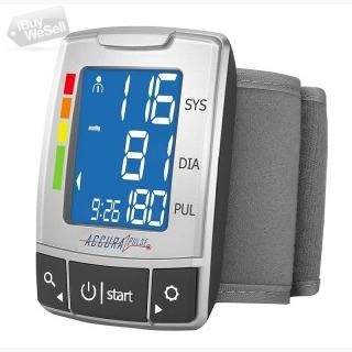AccuraPulse Wrist Blood Pressure Monitor BP Cuff, Fully Automatic