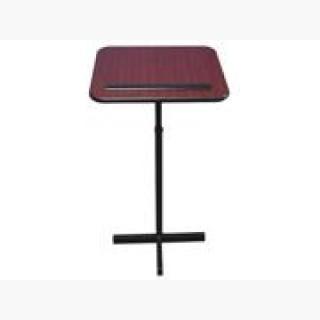 Adjustable Lectern Stand, Mahogany ,Amplivox Sound Systems, W330-MH