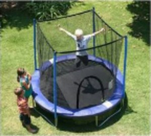 AirZone 8 Foot Trampoline & Enclosure Safety Net
