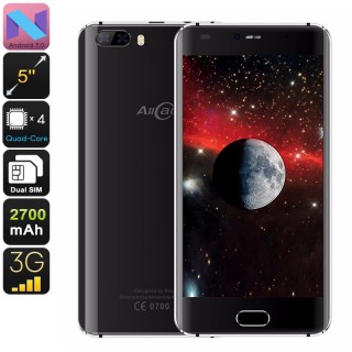 Allcall Rio Android Phone - Quad-Core CPU, Android 7.0, 5 Inch HD Display, Dual-IMEI, 3G, OTG, 2700m