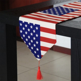 American Flag Pattern Extra Long Table Runners 30 x 180 cm
