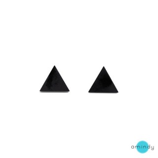 Amindy Triangle Earrings - Black,  8mm – 12mm Melbourne