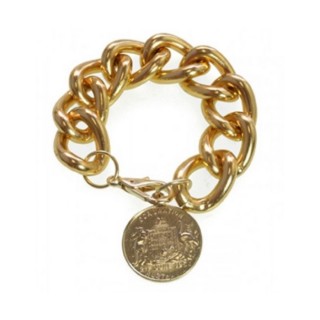 AngiMac Chunk Chain Bracelet Gold