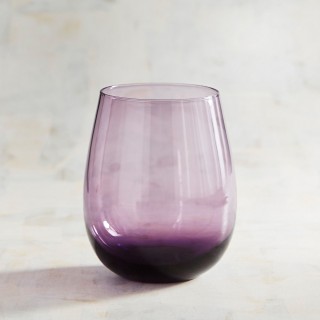 Ashley Purple Stemless Wine Glass