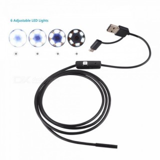 BLCR 3-In-1 5.5mm 6-LED Waterproof USB Type-C Android Endoscope (10m)