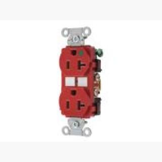 BRYANT 8300HBRED Receptacle,Red,1.0 HP,2 Poles,3 Wires G4438485