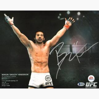 Benson Henderson Signed 11x14 Photo BAS Beckett COA UFC Xbox Picture Autograph
