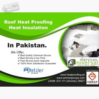 Best Roof Heat Proofing, Roof Heat Insulation in Pakistan