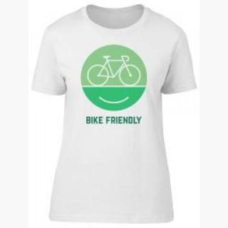 Bike Friendly, Bike Lovers Tee Women's -Image by Shutterstock